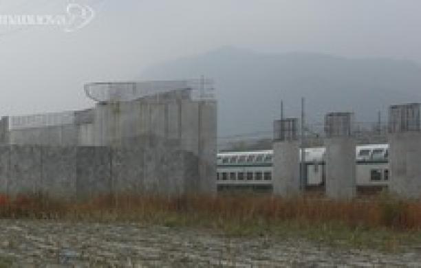 Il cantiere fermo a Condove