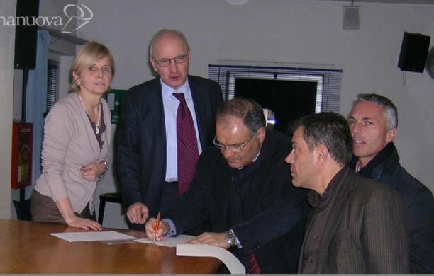 I sindaci firmano il documento