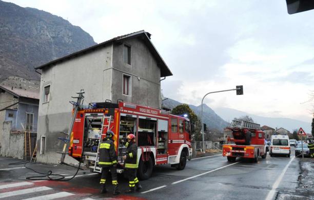 Susa: incendio in una casa di San Giuliano