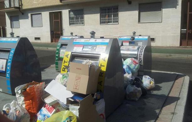 L'immondizia sparsa