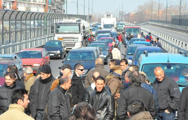 Protesta dei lavoratori De Tomaso