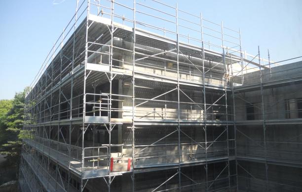 Il cantiere fermo
