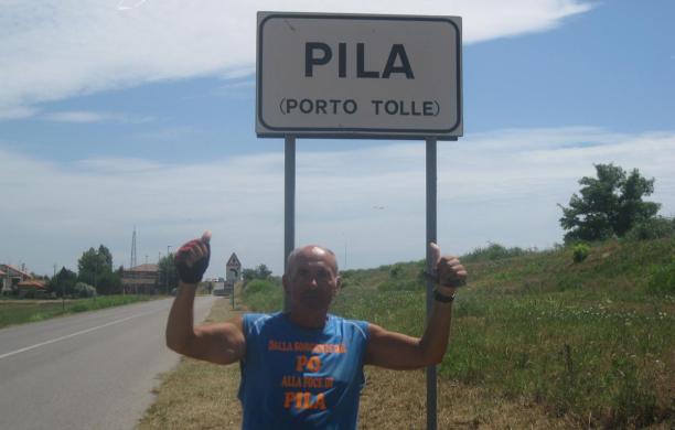 L'arrivo a Porto Tolle
