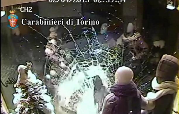 Presi subito dopo il colpo in centro