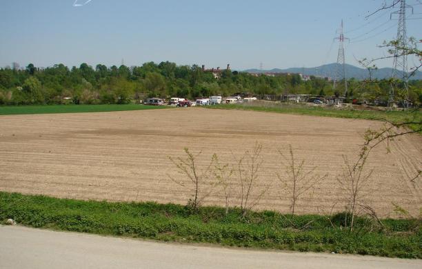 Area campeggio vicino al Sangone