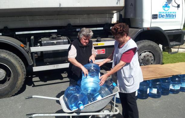 Lavori alle vasche A32: paese senz'acqua