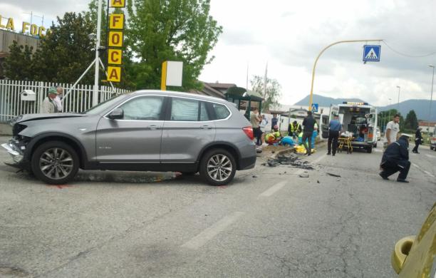 Moto contro Suv: pauroso scontro a Villarbasse