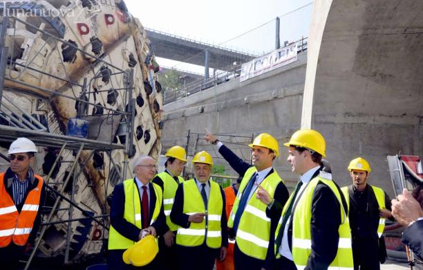 Alfano nel cantiere, malumori delle aziende