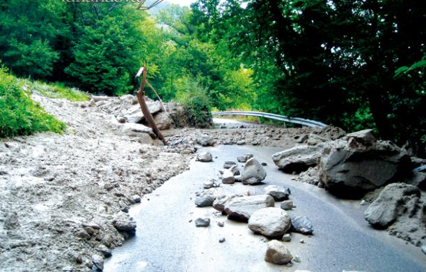 Temporale: un'altra e frana al Cels ritorna la paura