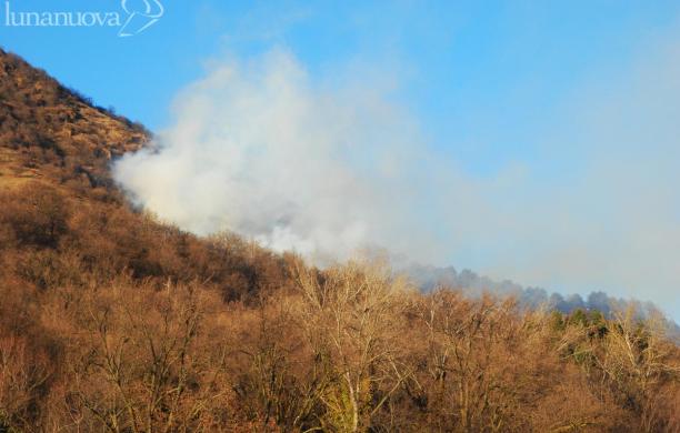 Fuoco senza fine sulle pendici del Musinè