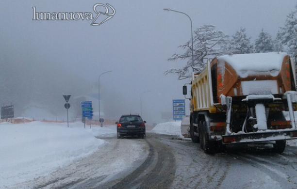 Neve: viabilità in tilt sulle strade olimpiche