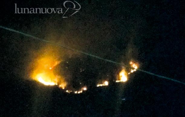 Incendi nelle borgate di Valgioie, Giaveno e Coazze