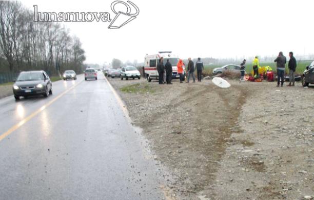 Sulla strada killer un altro incidente, grave una donna