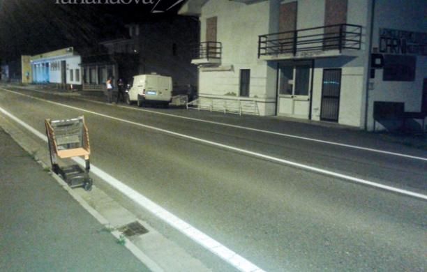 Lanciano il carrello sulla statale