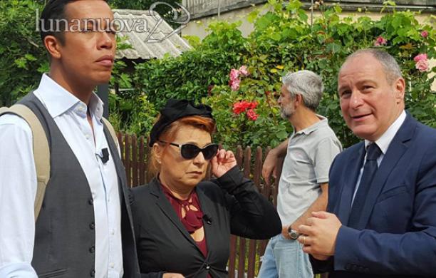 Syusy Blady al Villaggio Leumann per il nuovo programma di Raiuno