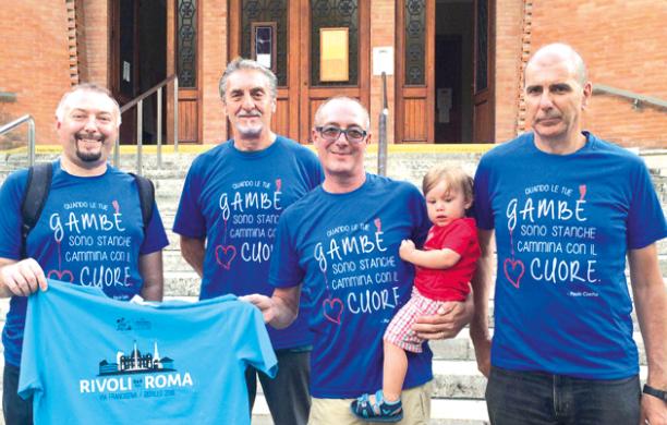 Dalle parrocchie di Rivoli quaranta pellegrini in marcia verso Roma
