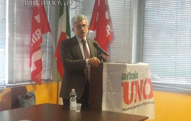 Collegno, D'Alema ospite della Accossato per presentare Articolo 1 Mdp