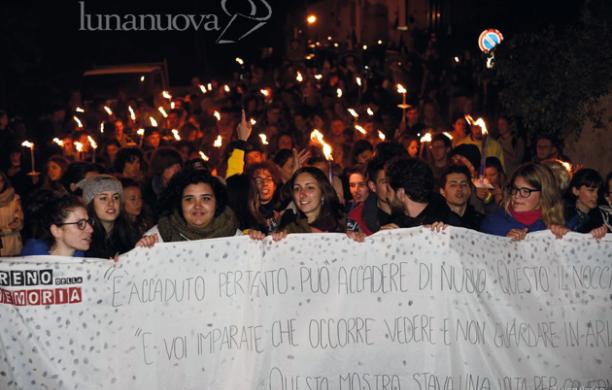 25 Aprile: fiaccole, giovani e ribelli in strada ad Almese