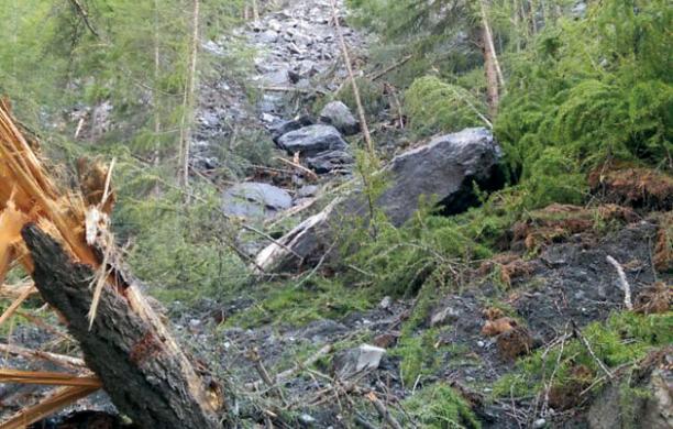 Sauze di Cesana: la valle Argentera chiusa per una frana