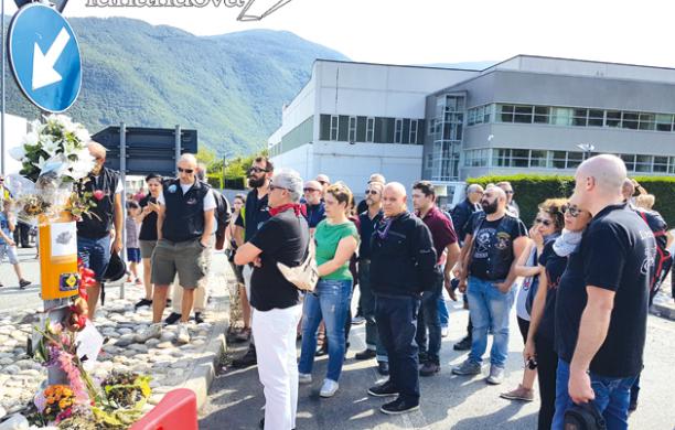 Condove: il rombo di motori e una targa per ricordare Elisa Ferrero