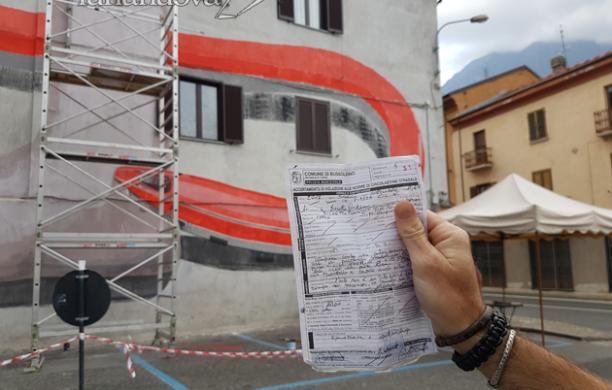 "WallSusa" a Bussoleno: multa ai No Tav per il murales d'artista