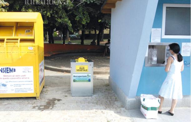 Presto nei 19 comuni del Covar cassonetti per il recupero di olio alimentare