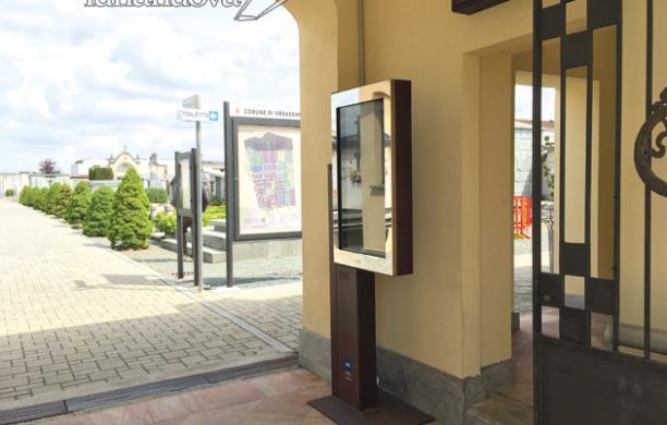 Orbassano, nasce il cimitero 2.0: totem e app per orientarsi tra le tombe