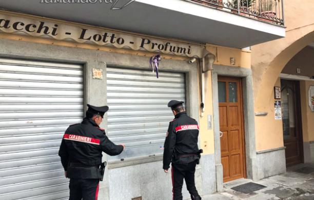 Susa, rapina la tabaccheria: arrestato dai carabinieri