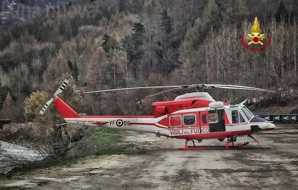 Migrante stremato nella neve, salvato con l'elicottero a Bardonecchia