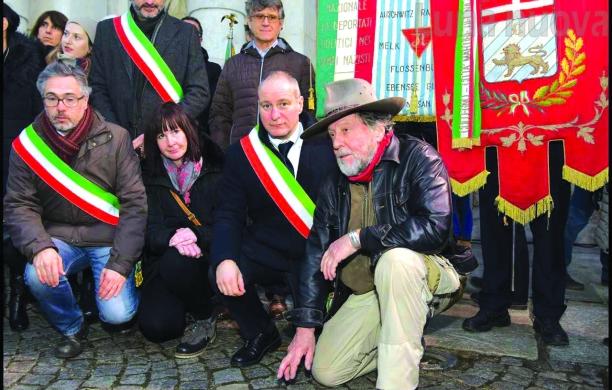 Collegno,  la Pietra di inciampo domani ritorna al suo posto