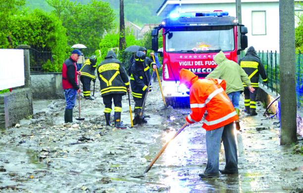 Un fiume di fango dalla montagna a Bussoleno e Vilarfocchiardo