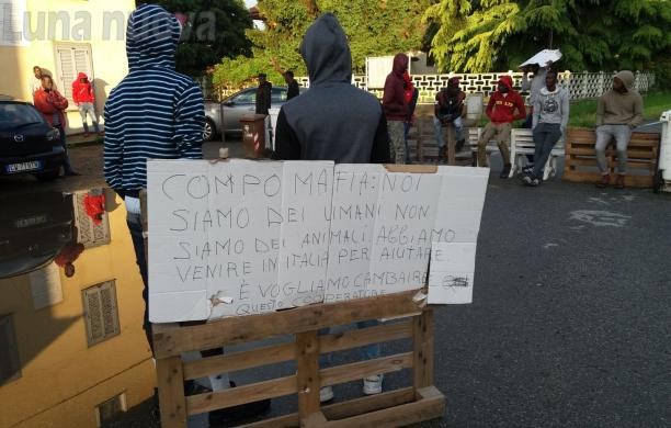 Rivalta. La protesta-lampo dei migranti