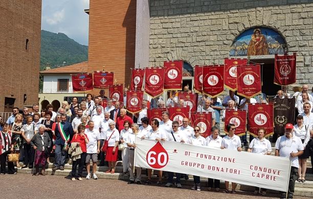 Condove: 60 anni di donazioni, festa Fidas in piazza