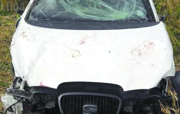 Con l'auto nel campo di grano, ferito un 21enne segusino