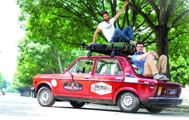 Stefano e Giorgio al Mongol Rally con il "Pass Partüt"