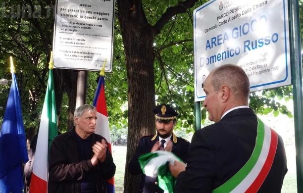 Collegno dedica un'area gioco all'agente di scorta di Dalla Chiesa