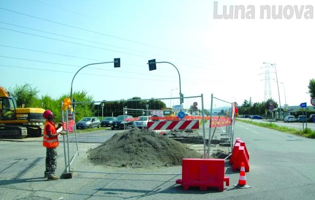 Grugliasco, cambia direzione il cantiere su corso Allamano 