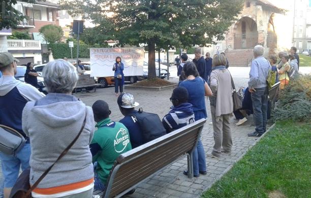 Alpignano, flash-mob per ricordare il naufragio di Lampedusa