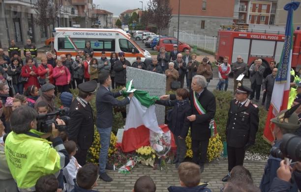 Rivalta, Una stele per ricordare Andrea Filippa