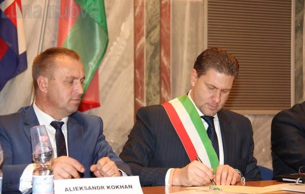 Beinasco, un patto d’amicizia con Braghin