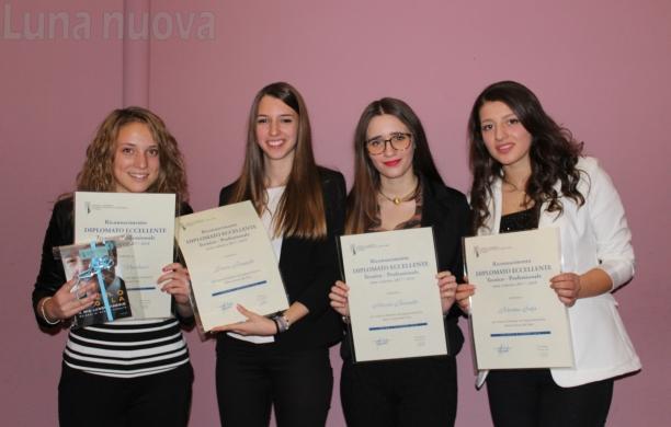 Da sinistra: Chiara Vacchieri, Denise Bonaudo, Alessia Bonaudo e Xhoana Sufa