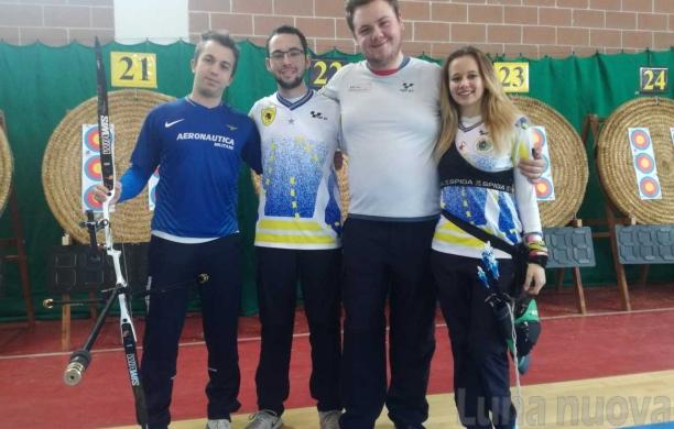 Ai Regionali indoor brillano le squadre degli Arcieri delle Alpi di Rivoli