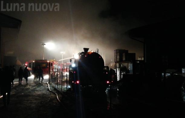 Almese: un fienile a fuoco a Milanere