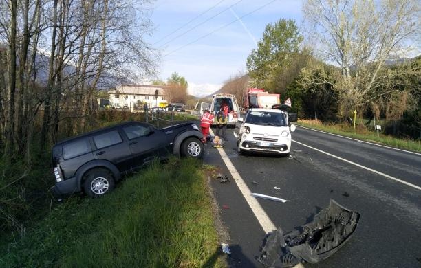 Maxi-tamponamento a Caprie: grave bimba di un anno e mezzo