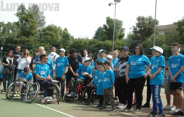 Rivoli, il tennis come gioco e terapia per la disabilità