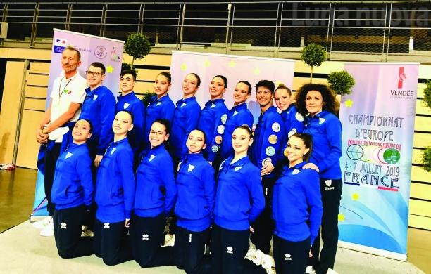 Sangano e Italia, lampi azzurri anche agli Europei
