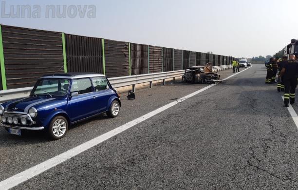 Orbassano, padre e figlia travolti in autostrada