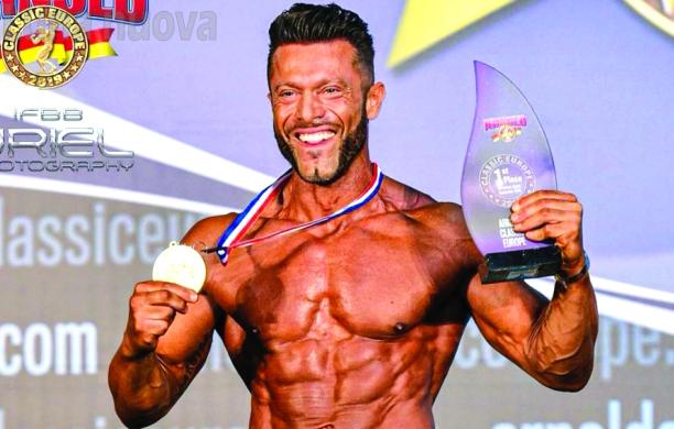 Orbassano, Antonio Damiano: muscoli d’oro alla Arnold Classic