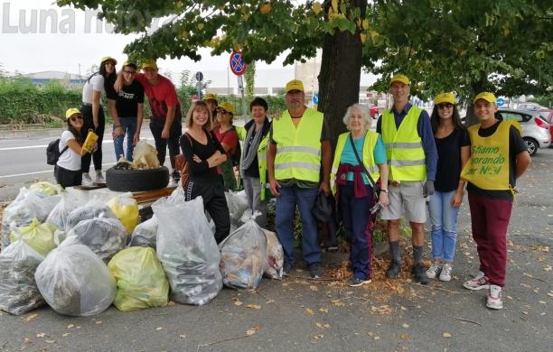 Rivalta, le giubbe gialle dell’ambiente in azione