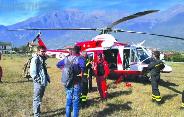 Crisi di panico al Pian delle Cavalle, recuperato con l'elicottero